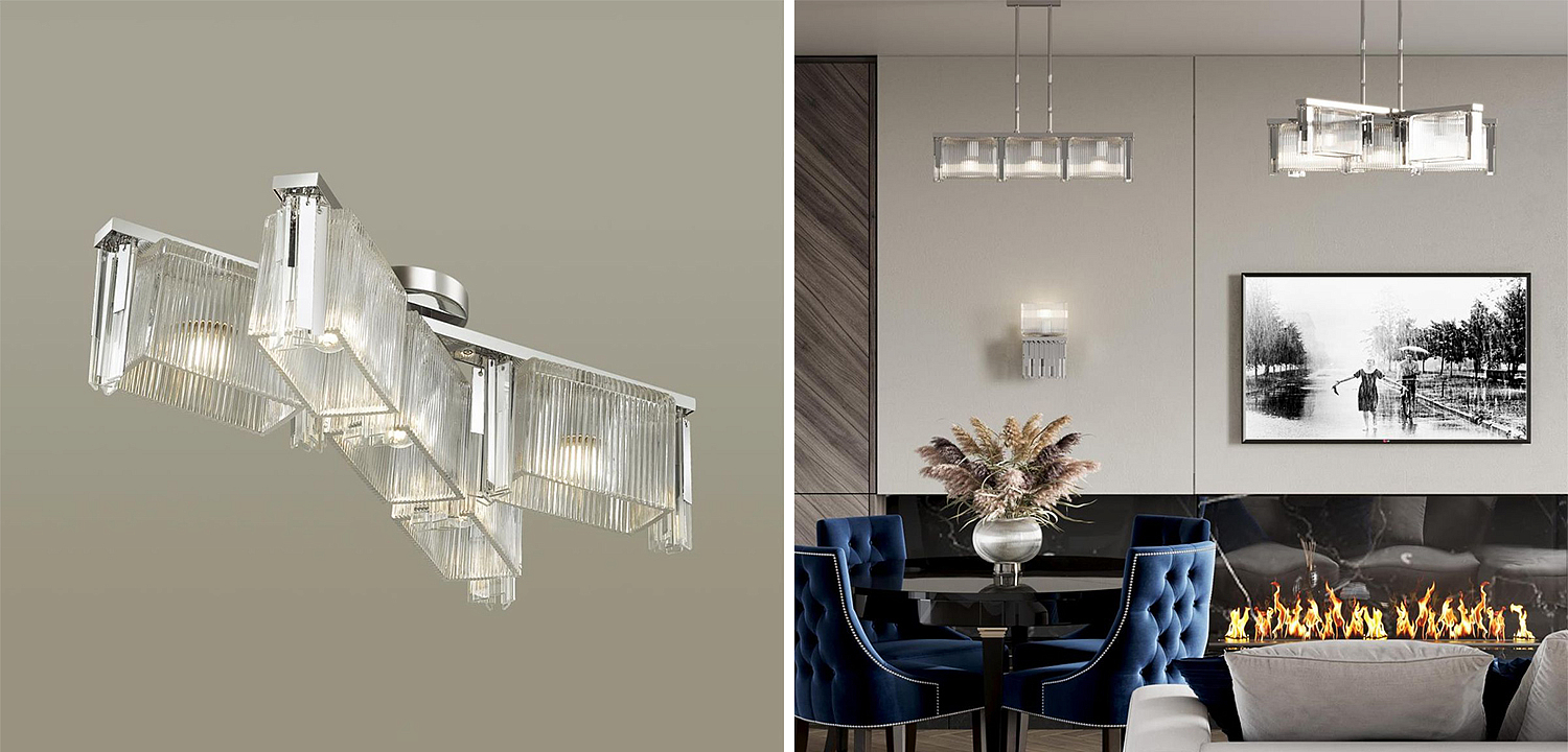Люстра Madelen Chrome Chandelier 5 Люстра Madelen Chrome Chandelier 5 - Loft-Concept в Костроме