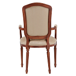 Стул с подлокотниками из натурального бука бежевый Solid Luxury варинант исполнения - 3 | Loft Concept в Костроме