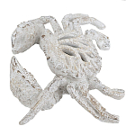 Статуэтка краб с детализированной текстурой в белом цвете Marine Accessories варинант исполнения - 2 | Loft Concept в Костроме