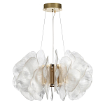 Люстра с декором в виде крупных рельефных лепестков 80 см Ethereal Bloom варинант исполнения - 2 | Loft Concept в Костроме