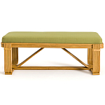 Скамья из ротанга с подушкой Mattia Rattan Bench варинант исполнения - 2 | Loft Concept в Костроме
