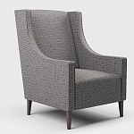 Мебельная ткань Шенилл серый цвет 142 см T4-46 варинант исполнения - 4 | Loft Concept в Костроме