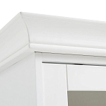 Витрина с раздвижными дверцами Wells Glass Showcase White варинант исполнения - 5 | Loft Concept в Костроме