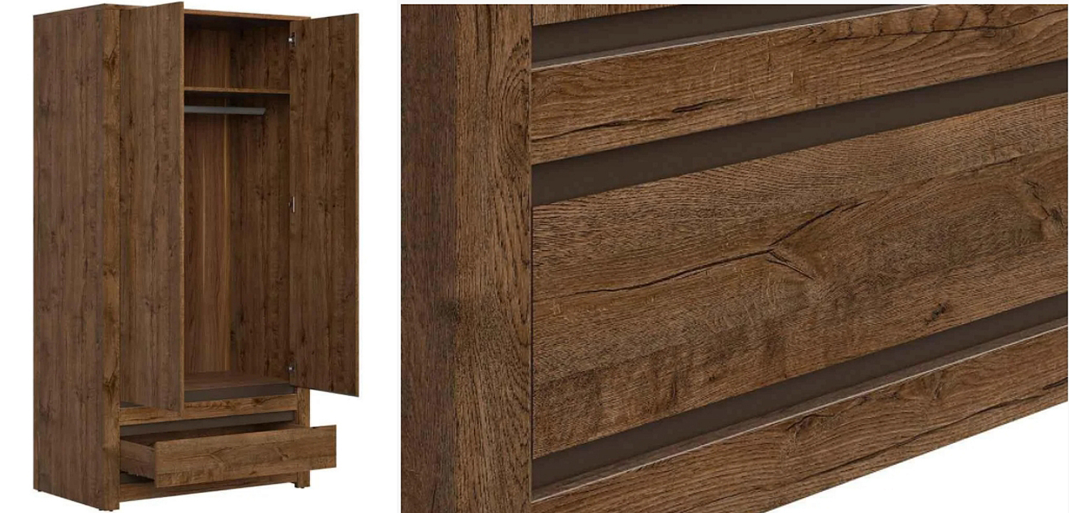 Шкаф Helga Wardrobe две двери Шкаф Helga Wardrobe две двери - Loft-Concept в Костроме