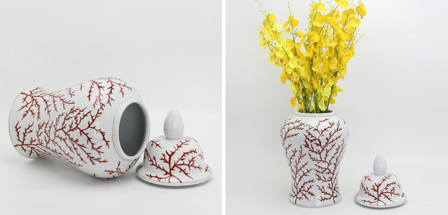 Ваза White Vase Branches Ваза White Vase Branches - Loft-Concept в Костроме