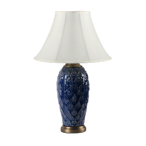 Настольная лампа Peacock Feathers