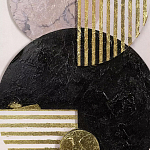 Панно декоративное с объемным эффектом Asymmetry варинант исполнения - 4 | Loft Concept в Костроме