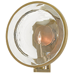 Бра круглое с прозрачным рельефным плафоном Crystal Prism варинант исполнения - 2 | Loft Concept в Костроме