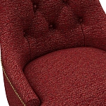 Мебельная ткань Шенилл бордовый цвет 138 см T4-23 варинант исполнения - 6 | Loft Concept в Костроме