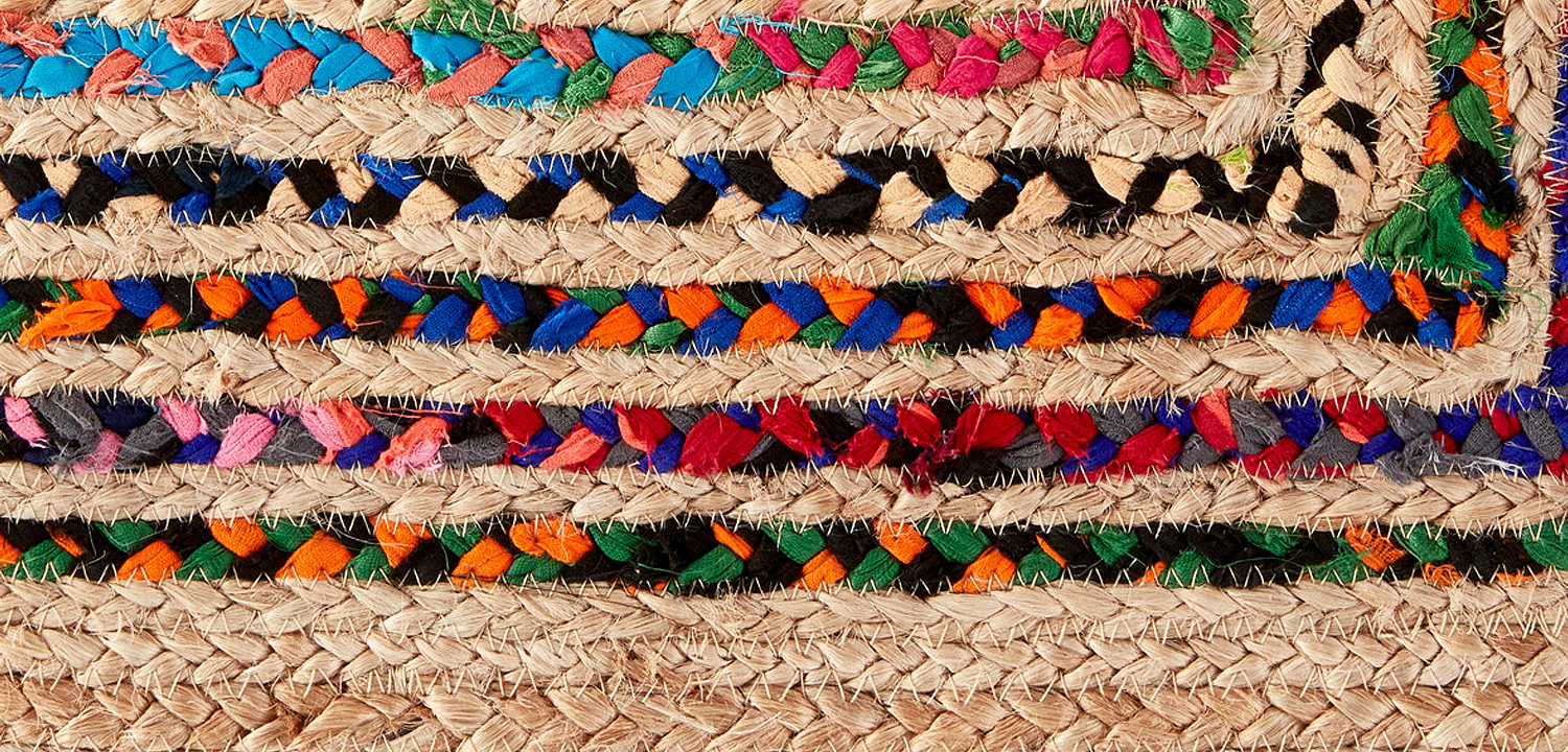Ковер Carpet Track Multicolored джут и хлопок Ковер Carpet Track Multicolored джут и хлопок - Loft-Concept в Костроме