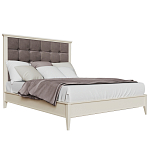 Кровать из массива бука с мягким изголовьем Tasteful Furniture варинант исполнения - 1 | Loft Concept в Костроме