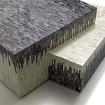 Дизайнерский журнальный стол с инкрустацией Plateau Coffee Table  варинант исполнения - 3 | Loft Concept в Костроме