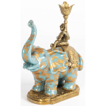 Фарфоровый подсвечник Слон с эмоцией Fluens варинант исполнения - 3 | Loft Concept в Костроме