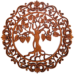 Панно из дерева LeafBerry Panel With Trees варинант исполнения - 1 | Loft Concept в Костроме