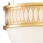 Подвесной светильник с фактурным золотым каркасом Exceptional Classic Design варинант исполнения - 2 | Loft Concept в Костроме