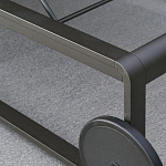 Шезлонг на металлическом каркасе с регулируемой спинкой GUELL Sunbed варинант исполнения - 6 | Loft Concept в Костроме