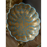 Чаша с орнаментом на бронзовых ножках в виде ангелов Eden Garden варинант исполнения - 4 | Loft Concept в Костроме