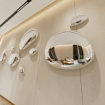 Абстрактная скульптура на стену в виде капли воды Water Outline варинант исполнения - 5 | Loft Concept в Костроме