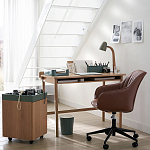 Вращающееся кресло на колёсах Alis Chair варинант исполнения - 4 | Loft Concept в Костроме