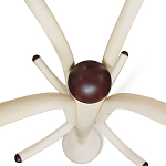 Вешалка напольная бежевая с 4-мя металлическими крючками Noble Branches варинант исполнения - 4 | Loft Concept в Костроме