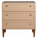 Комод бежевый из массива бука с 3-мя ящиками Wenge Light варинант исполнения - 2 | Loft Concept в Костроме