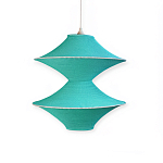 Подвесной вязаный бирюзовый светильник «Звезда Востока 02» варинант исполнения - 2 | Loft Concept в Костроме