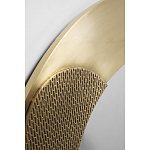 Зеркало золотое со вставками в виде геометрических фигур варинант исполнения - 3 | Loft Concept в Костроме