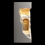 Встраиваемый в стену гипсовый светильник под покраску в античном стиле Antiquity Athena варинант исполнения - 7 | Loft Concept в Костроме