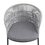 Кресло с декоративным плетением на спинке и подлокотниках Armchair Weaving варинант исполнения - 5 | Loft Concept в Костроме