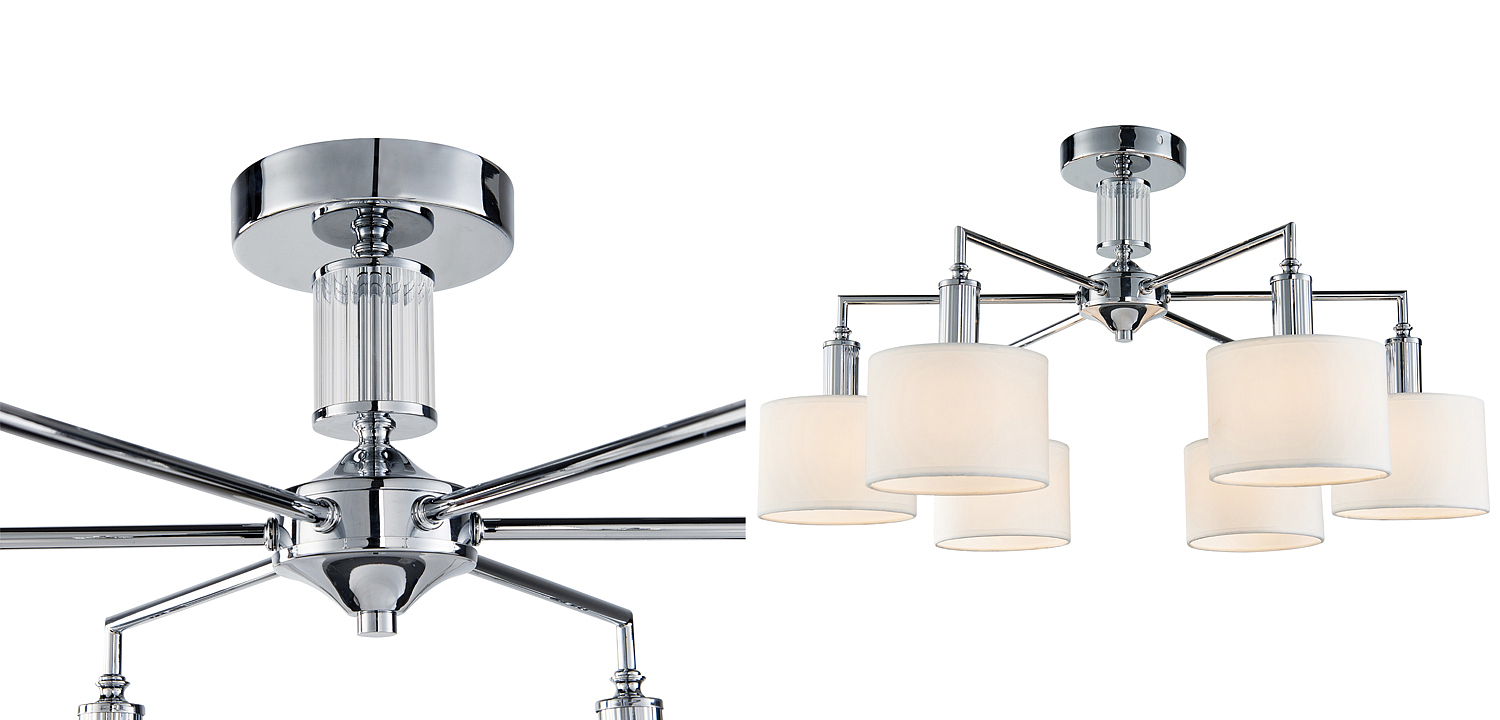Люстра Laurent Chandelier white 65 Люстра Laurent Chandelier white 65 - Loft-Concept в Костроме
