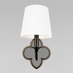 Бра с белым текстильным абажуром и фигурным основанием с зеркальной вставкой Vitorino варинант исполнения - 18 | Loft Concept в Костроме