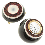 Часы настольные в виде шара из натурального камня Ball Stone Clock варинант исполнения - 8 | Loft Concept в Костроме