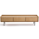 ТВ-тумба с плетеным декором Buckley Wicker TV Stand варинант исполнения - 1 | Loft Concept в Костроме