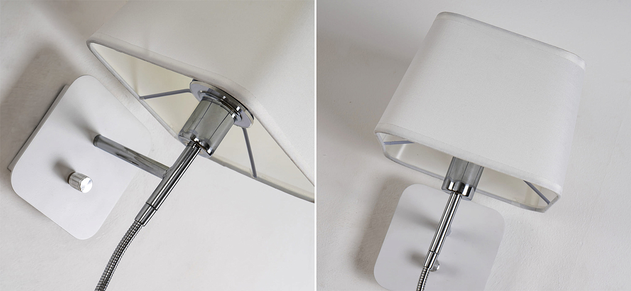 Бра с абажуром и гибким спотом Trumpet Lamp Бра с абажуром и гибким спотом Trumpet Lamp - Loft-Concept в Костроме