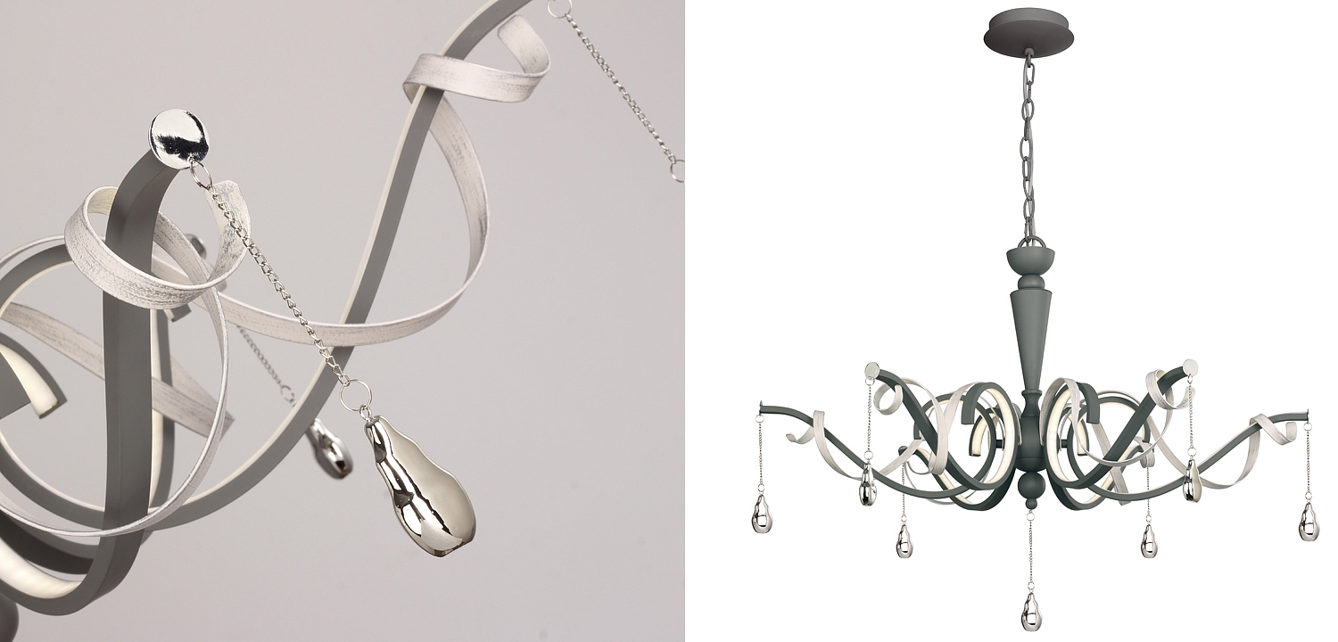 Люстра Morris Chandelier black Люстра Morris Chandelier black - Loft-Concept в Костроме