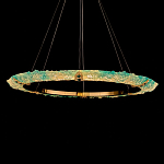 Люстра в форме кольца с цветочным декором Warm Heavenly Light варинант исполнения - 3 | Loft Concept в Костроме