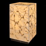 Торшер прямоугольный из натурального камня Calcite Geometry варинант исполнения - 7 | Loft Concept в Костроме