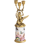 Фарфоровый подсвечник Лебедь с ангелом Asse варинант исполнения - 1 | Loft Concept в Костроме