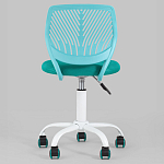 Яркий компьютерный стул Tropica Turquoise варинант исполнения - 4 | Loft Concept в Костроме