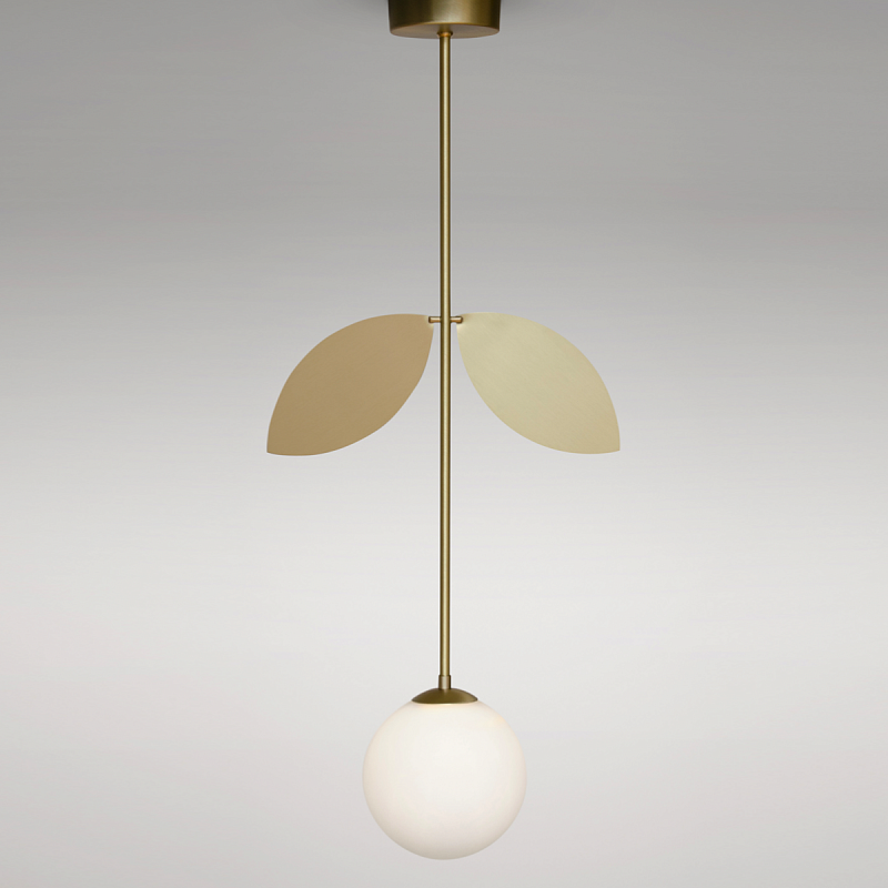 Люстра Areti Plant Pendant Золотой Белый Люстра Areti Plant Pendant Золотой Белый в Костроме | Loft Concept
