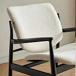 Кресло с каркасом и ножками из древесины и мягкими сиденьем и спинкой Venice варинант исполнения - 8 | Loft Concept в Костроме