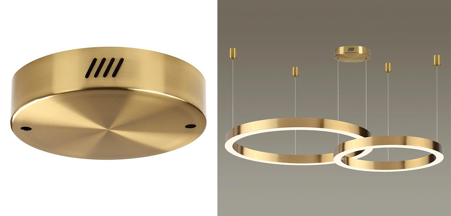 Основание для светильника Ring Horizontal Gold 18 Основание для светильника Ring Horizontal Gold 18 - Loft-Concept в Костроме