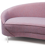 Диван Paulet Sofa Сиреневое Букле варинант исполнения - 4 | Loft Concept в Костроме