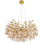 Люстра с хрустальными подвесками Fairytree Gold Crystal Chandelier 10 варинант исполнения - 2 | Loft Concept в Костроме