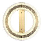 Бра круглое с эффектом морозного стекла Freezing Pattern варинант исполнения - 1 | Loft Concept в Костроме