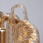 Люстра с подвесными рифлеными стеклянными трубками Nembus варинант исполнения - 9 | Loft Concept в Костроме