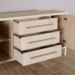 Буфет Primo с тремя ящиками и двумя фасадами Светлый дуб варинант исполнения - 5 | Loft Concept в Костроме