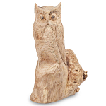 Статуэтка из дерева сова Animals of the World 20 варинант исполнения - 2 | Loft Concept в Костроме