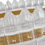 Люстра круглая с декоративными элементами в виде лепестков Round Light Flashing варинант исполнения - 7 | Loft Concept в Костроме