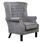 Кресло Charlie Armchair grey velour варинант исполнения - 1 | Loft Concept в Костроме